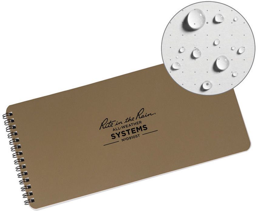 Portable Retractable Fish Ruler - Rite in the Rain Tan Tan - Rite in the Rain