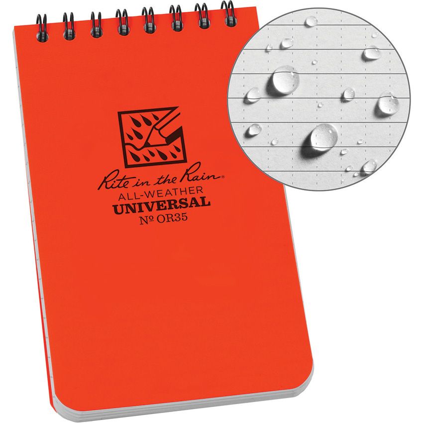 Rite in the Rain Portable Retractable Fish Ruler Blaze Orange - Rite in the Rain (image 2)