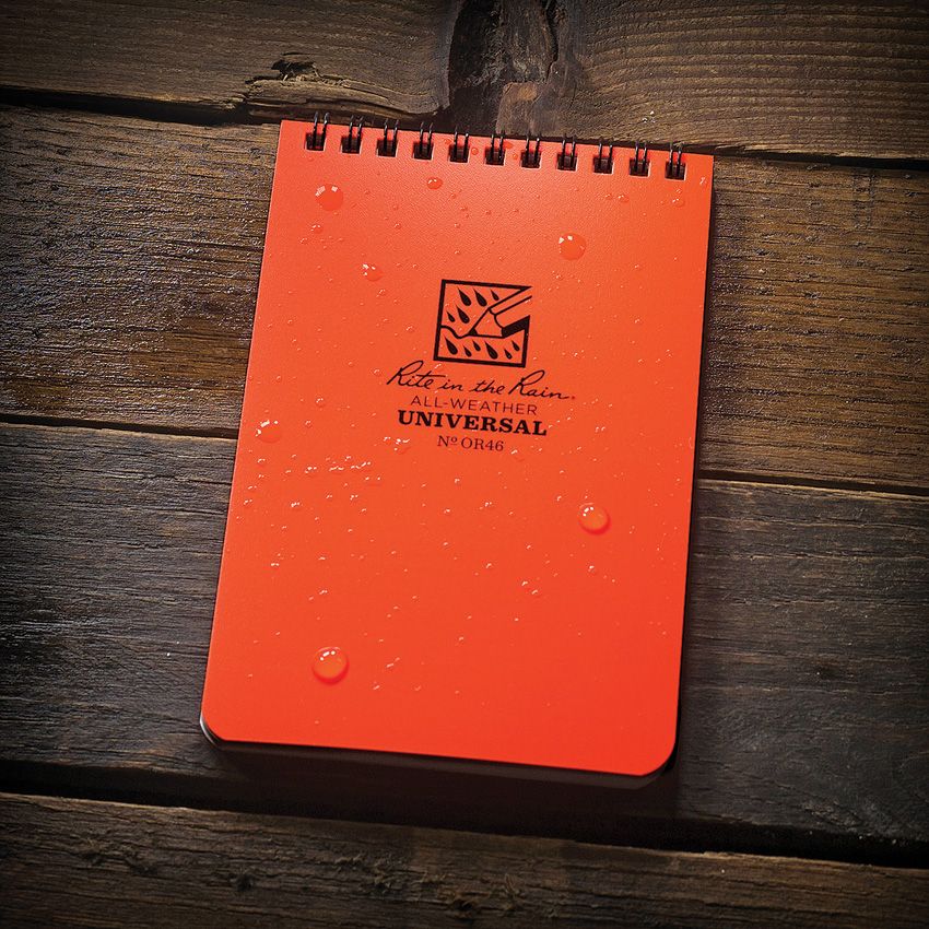 Rite in the Rain Portable Retractable Fish Ruler Orange (Notebook O - Rite in the Rain (image 2)