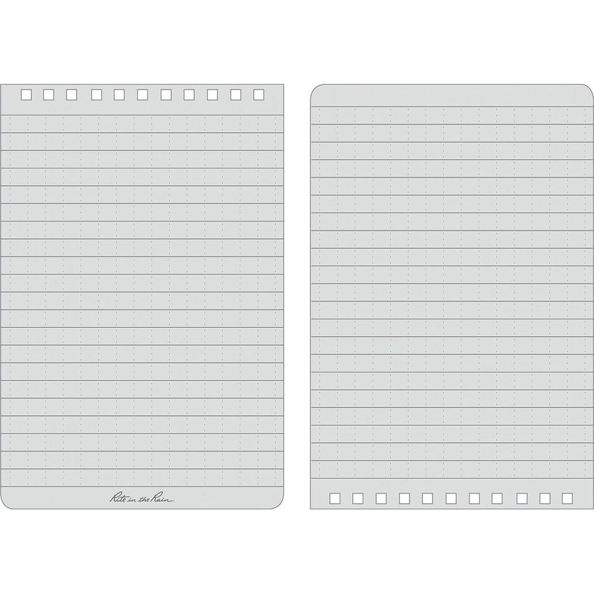 Rite in the Rain Portable Retractable Fish Ruler Orange (Notebook O - Rite in the Rain (image 4)