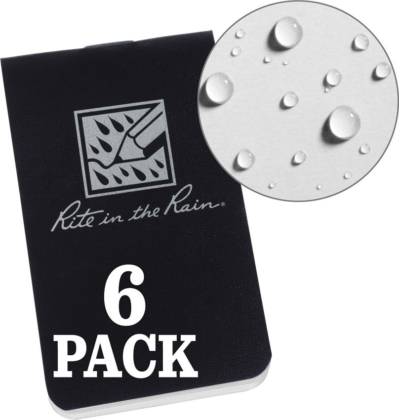 Outdoor Survival Gear - Rite in the Rain Black Black - Rite in the Rain