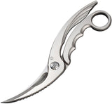 Outdoor Survival Gear - Rike Knife Brushed Stainless Brushed Stainless - Rike Knife