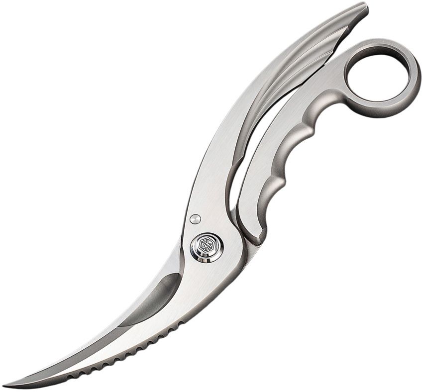 Outdoor Survival Gear - Rike Knife Brushed Stainless Brushed Stainless - Rike Knife