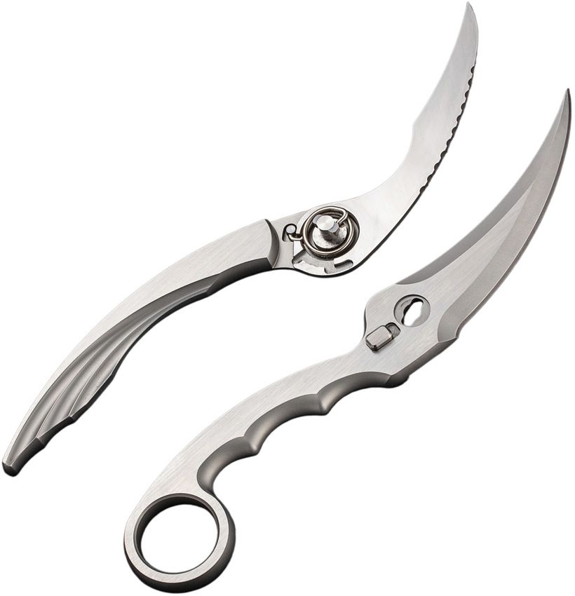Rike Knife Outdoor Survival Gear Brushed Stainless - Rike Knife (image 3)
