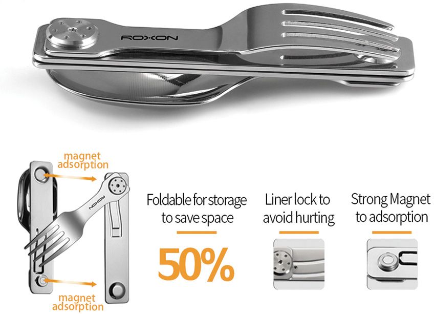 ROXON Outdoor Survival Gear Stainless/Satin - ROXON (image 4)
