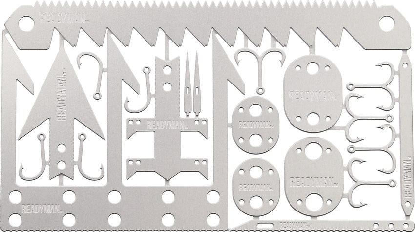 Outdoor Survival Gear - Readyman Stainless/Satin Stainless/Satin - Readyman