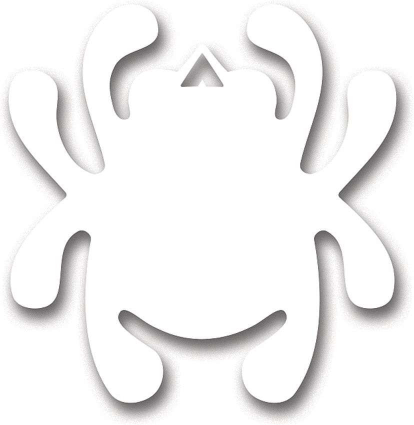 Tactical Morale Patch Velcro - Spyderco White White - Spyderco