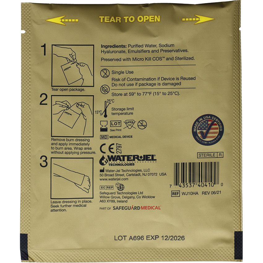 Water Jel Burn Dressing - Water Jel (image 2)