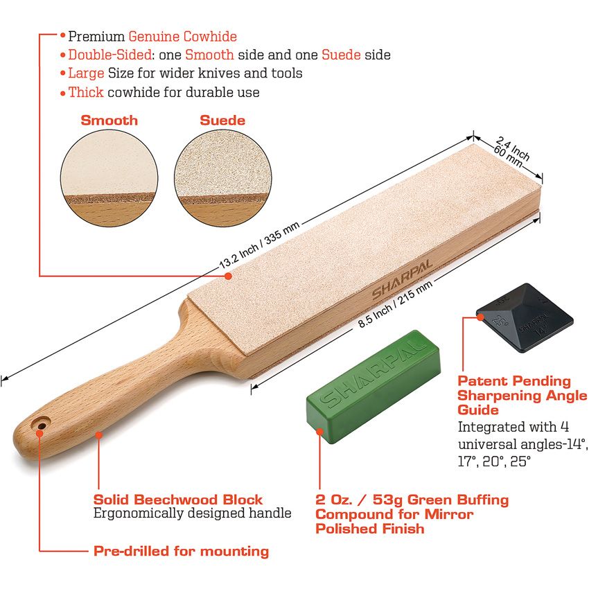 Sharpal Knife Sharpener Outdoor Natural Wood - Sharpal (image 2)