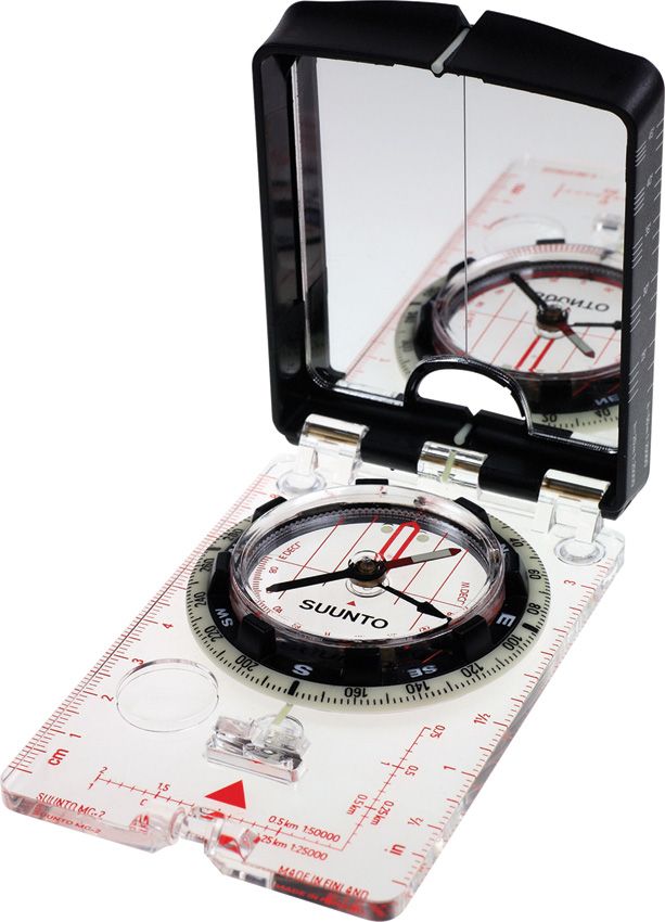 Portable Retractable Fish Ruler - Suunto Clear with red scales Clear with red scales - Suunto