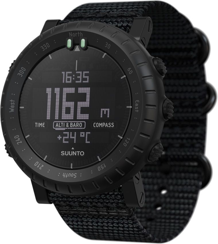 Lightweight Outdoor Watch Black/Stealth - Suunto Black/Stealth Black/Stealth - Suunto