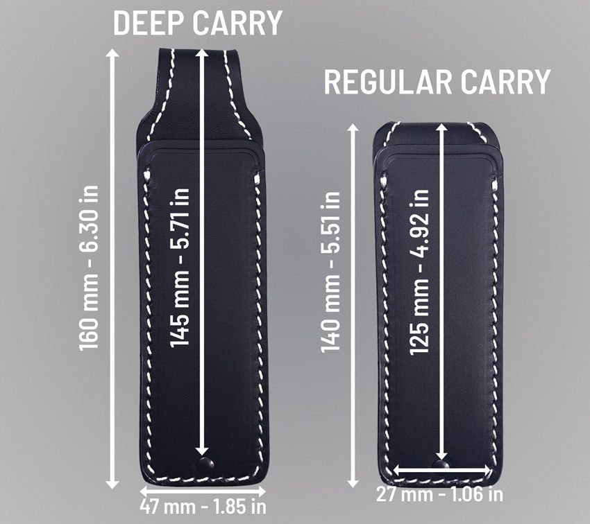 Straight Line Knife Sheath & Accessory Black - Straight Line (image 3)