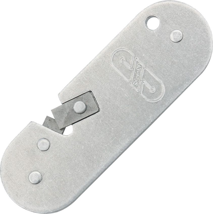 Wedge Multi-Sharpener Carbide & Ceramic - Sterling Burnished Aluminum Burnished Aluminum - Sterling