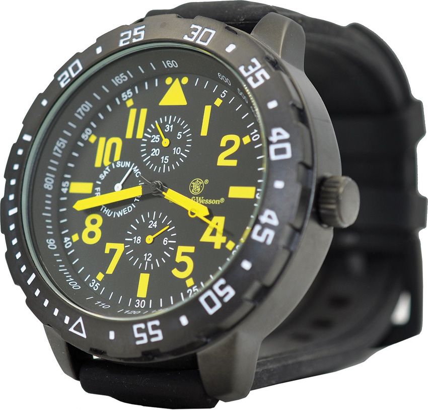 Lightweight Outdoor Watch Black/Yellow - Smith & Wesson Black/Yellow Black/Yellow - Smith & Wesson