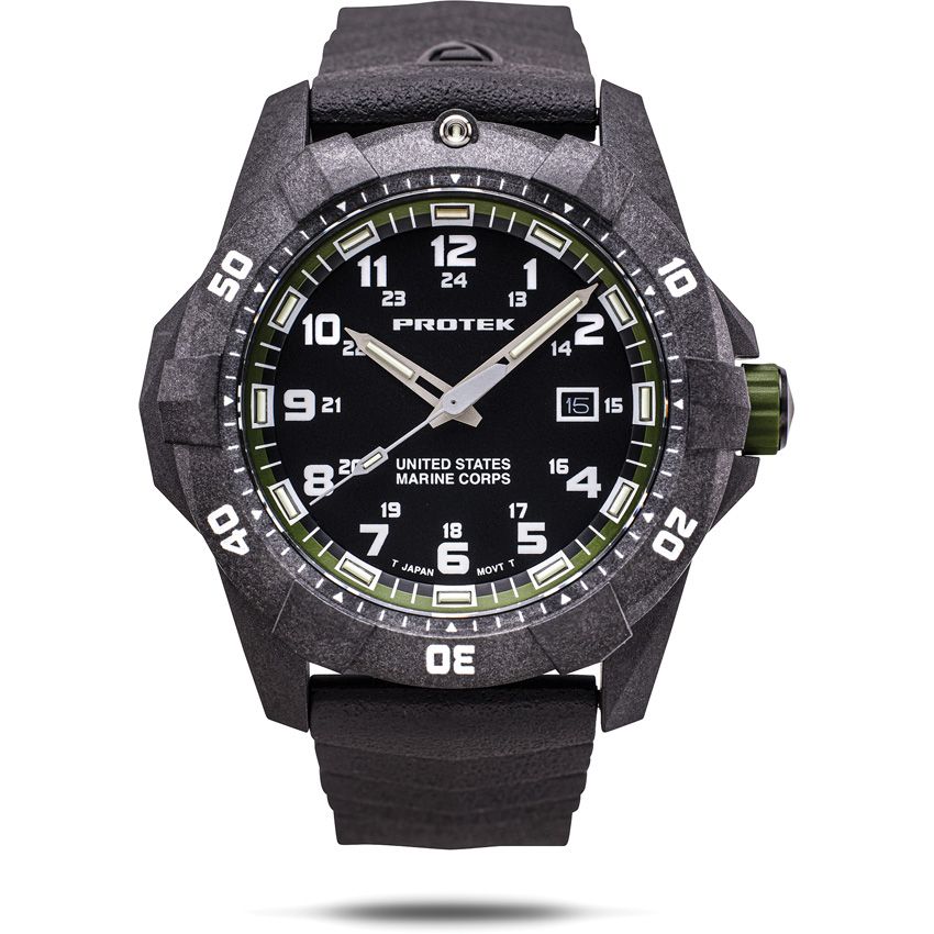 ProTek Lightweight Outdoor Watch Black/Green - ProTek (image 3)