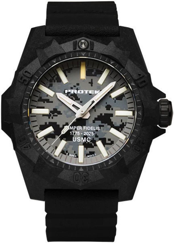 Digital Backpacker Watch Water Resistant - ProTek Grayscale digital c Grayscale digital camo - ProTek