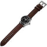 Time Concepts Lightweight Outdoor Watch Black dial, Brown strap - Time Concepts (image 2)