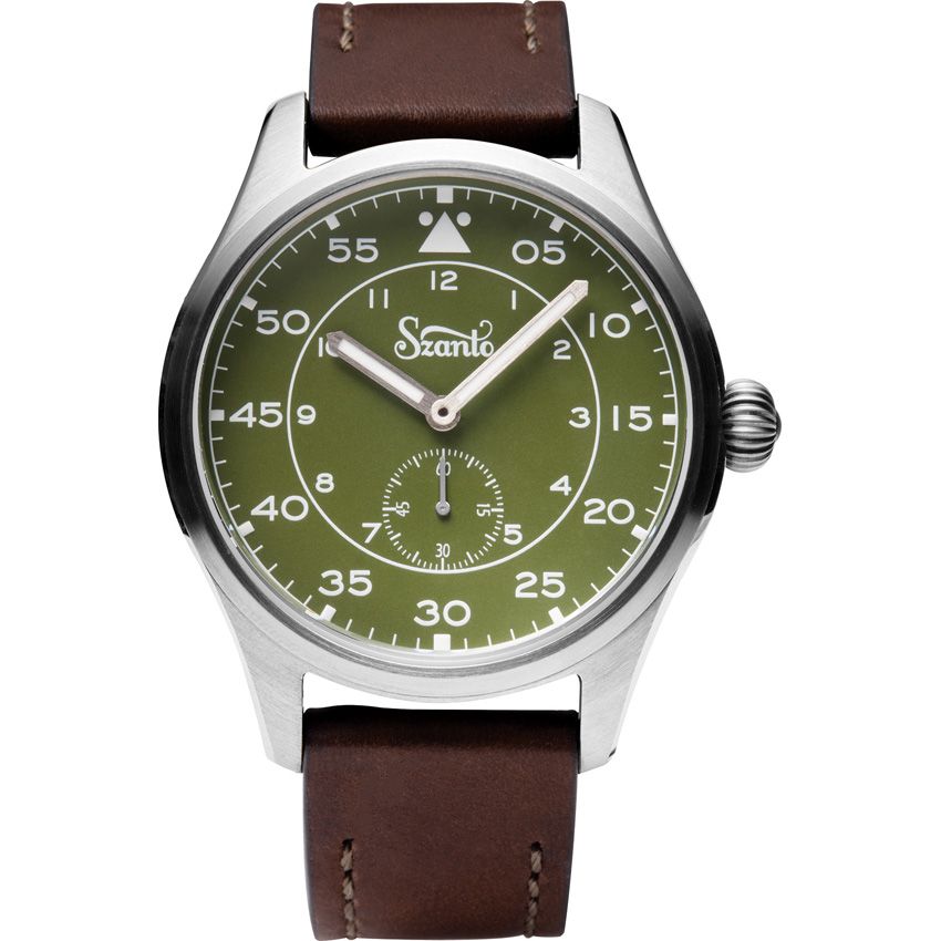 Time Concepts Lightweight Outdoor Watch Green / Brown - Time Concepts (image 3)