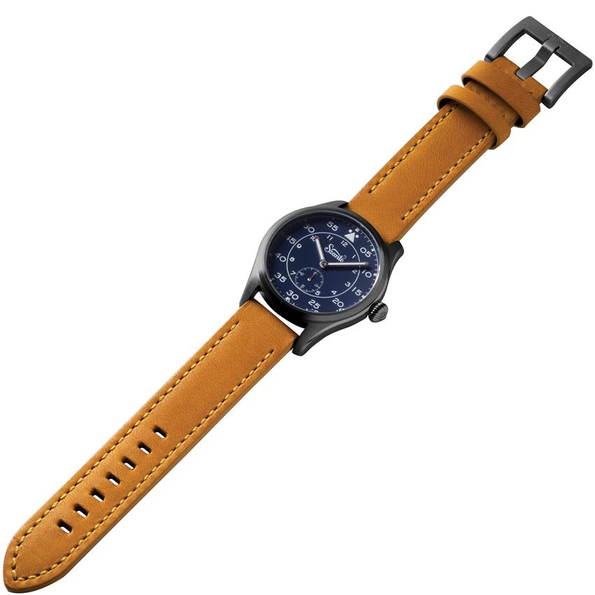 Time Concepts Lightweight Outdoor Watch Blue dial, Gray case, Tan stra - Time Concepts (image 2)