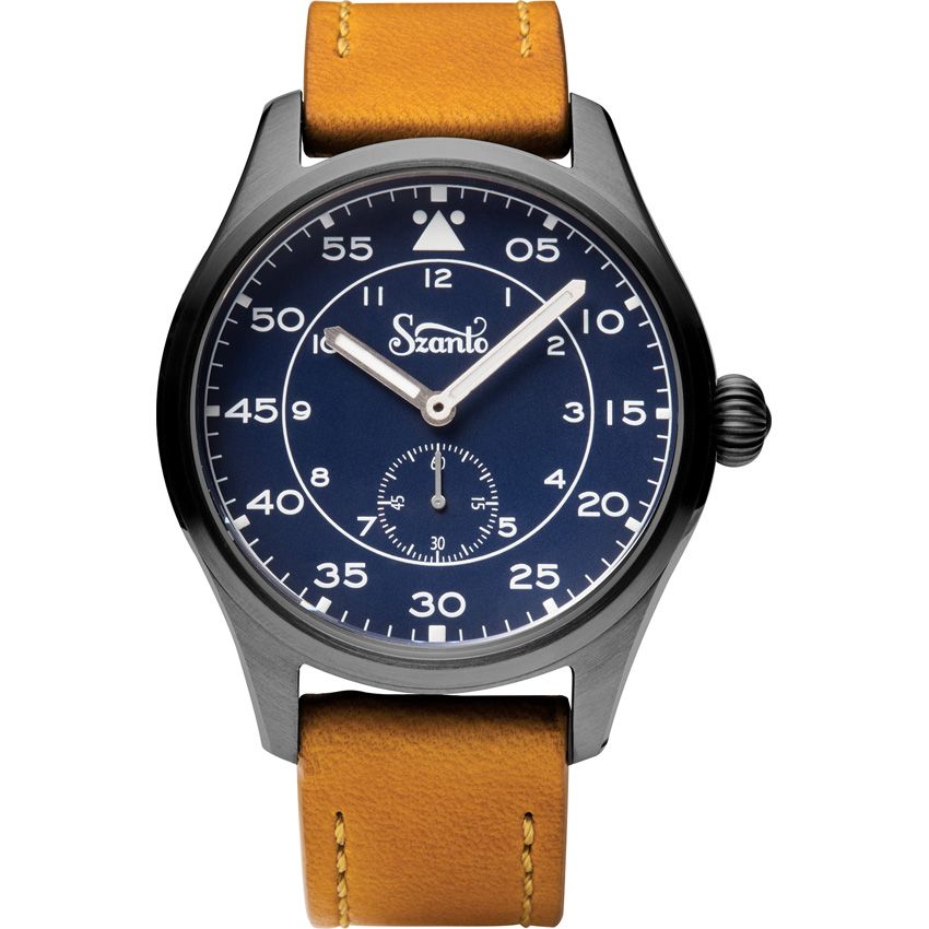 Time Concepts Lightweight Outdoor Watch Blue dial, Gray case, Tan stra - Time Concepts (image 3)