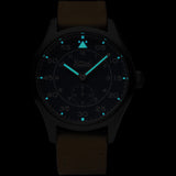 Time Concepts Lightweight Outdoor Watch Blue dial, Gray case, Tan stra - Time Concepts (image 4)