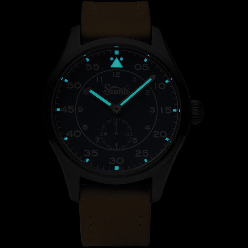 Time Concepts Lightweight Outdoor Watch Blue dial, Gray case, Tan stra - Time Concepts (image 4)