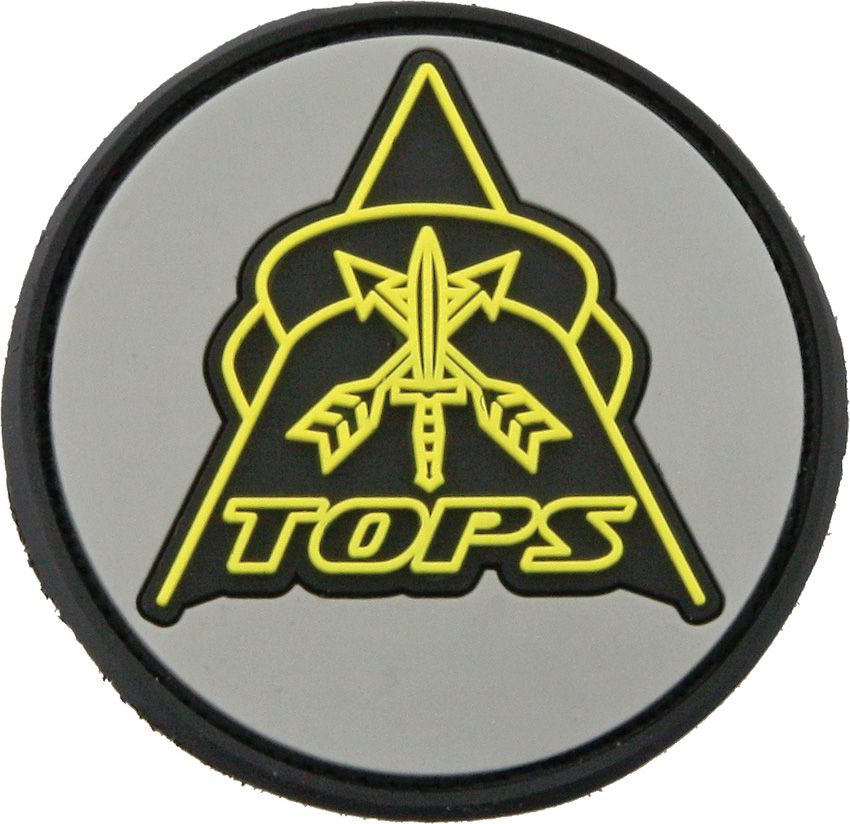 Tactical Morale Patch Velcro - TOPS Gray and Black Gray and Black - TOPS