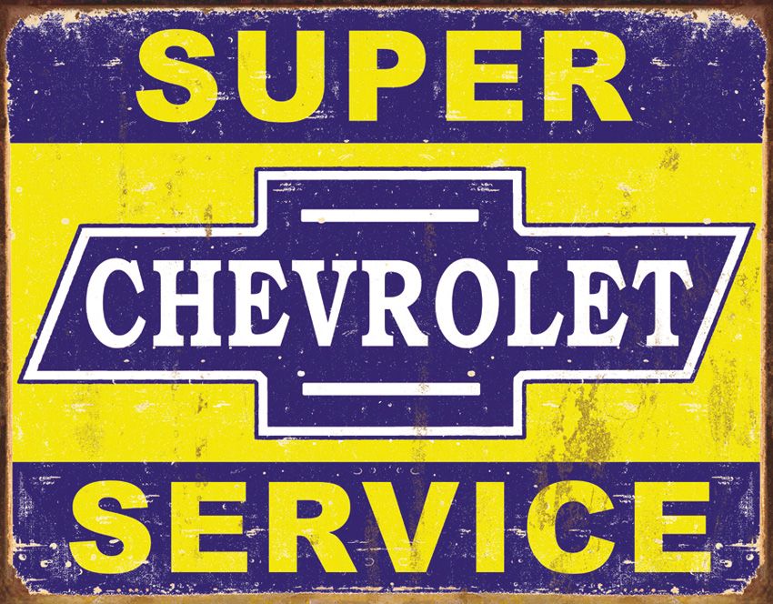Nostalgic Embossed Tin Wall Sign - Tin Signs - Tin Signs