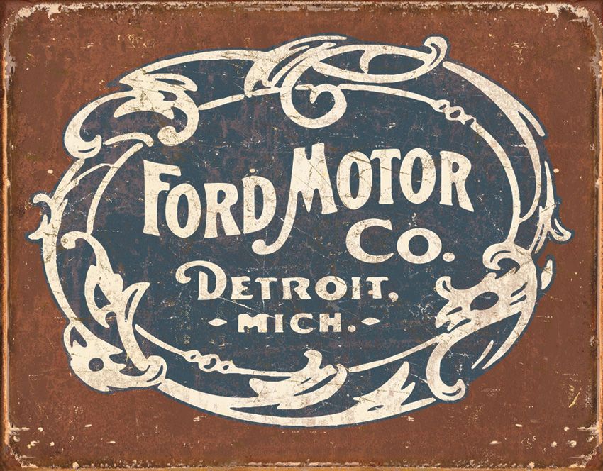 Nostalgic Embossed Tin Wall Sign - Tin Signs - Tin Signs