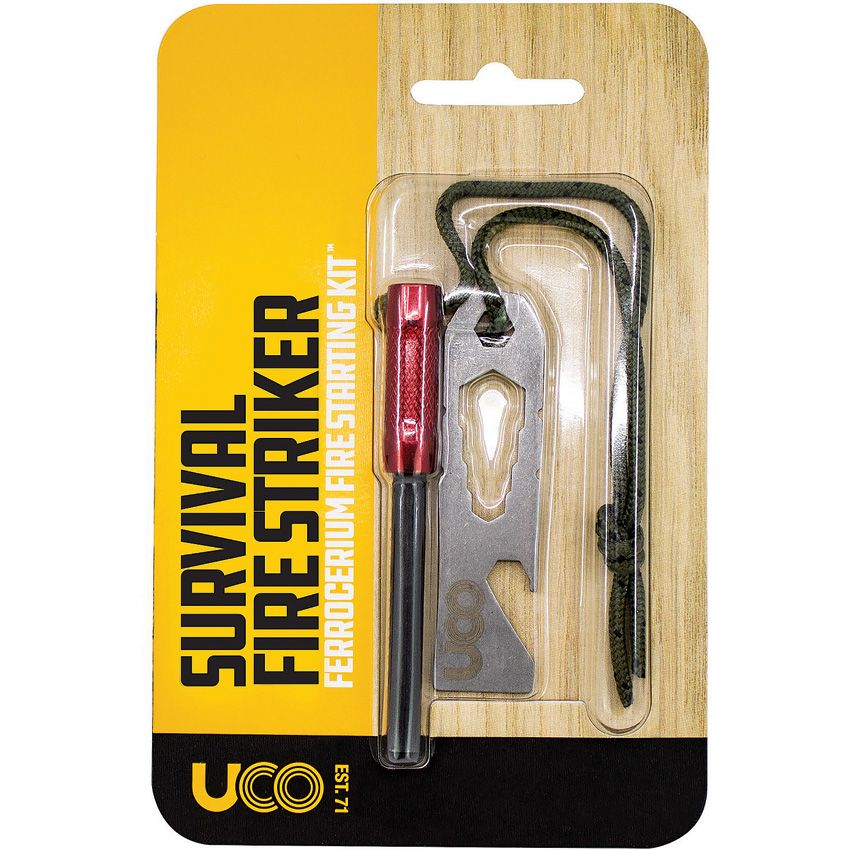 UCO Outdoor Survival Gear Red handle, Green lanyard - UCO (image 3)