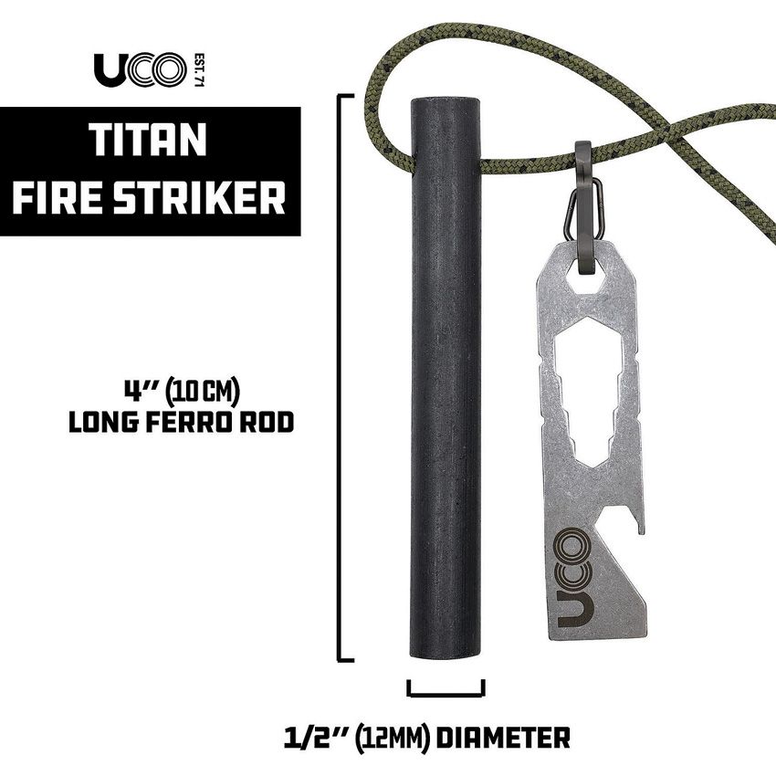 UCO Outdoor Survival Gear Stainless/Green - UCO (image 2)