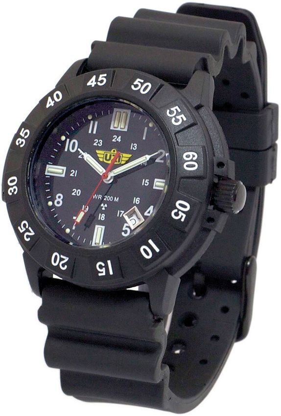 Lightweight Outdoor Watch Black - UZI Black Black - UZI