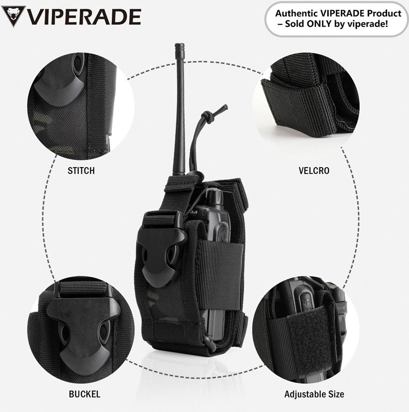 Viperade Radio Pouch Black - Viperade (image 3)