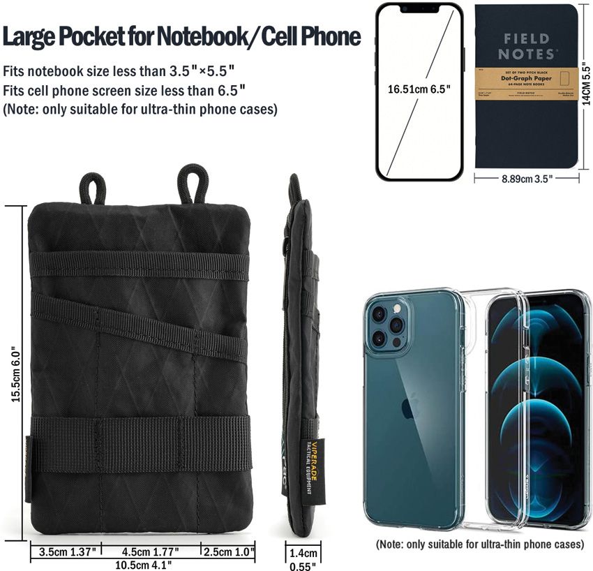 Viperade Organizer Pouch Black - Viperade (image 3)