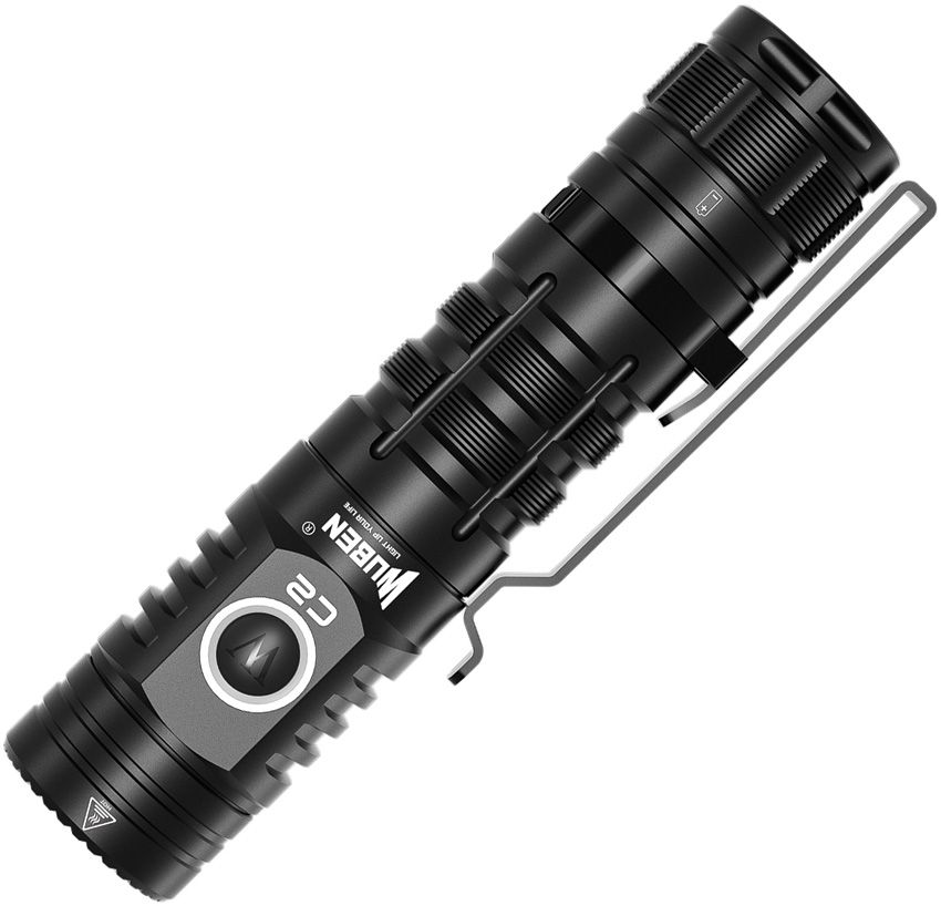 Rechargeable LED Torch 700 Lumens - WUBEN Black Black - WUBEN