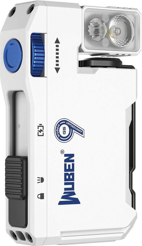 Rechargeable LED Torch 2 Lumens - WUBEN White White - WUBEN