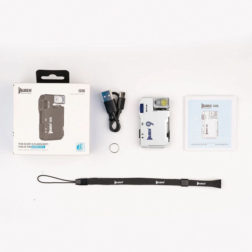 WUBEN Rechargeable LED Torch 2 Lumens White - WUBEN (image 5)