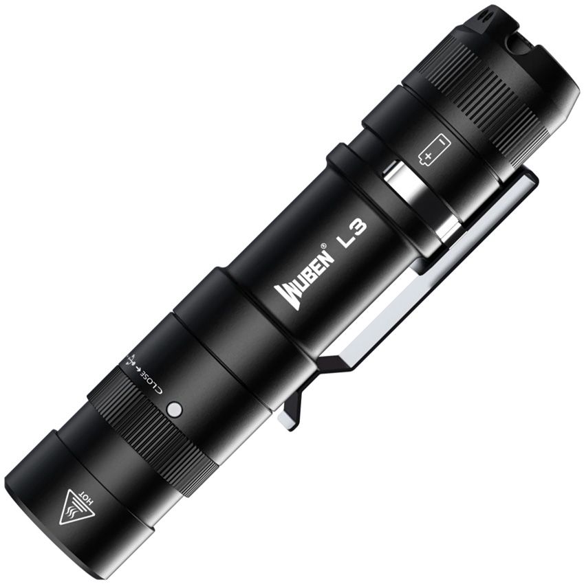 WUBEN Rechargeable LED Torch 3000 Lumens Black - WUBEN (image 2)