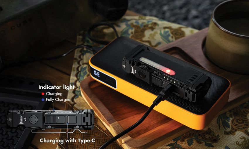 WUBEN Rechargeable LED Torch 5 Lumens Black - WUBEN (image 2)
