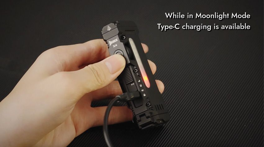 WUBEN Rechargeable LED Torch 5 Lumens Black - WUBEN (image 3)