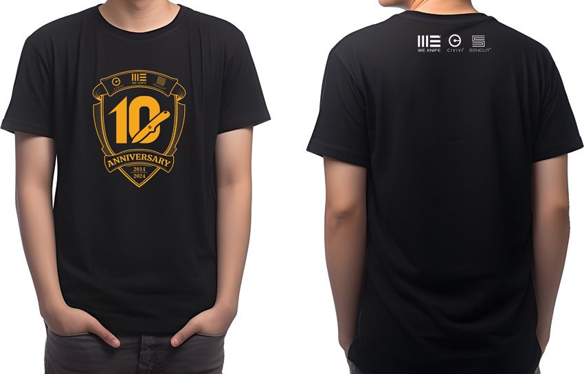 We Knife Co Ltd T-Shirt 3XL Black - We Knife Co Ltd (image 2)