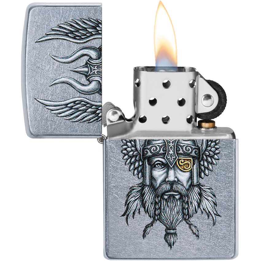 Zippo Warrior Lighter Street Chrome - Zippo (image 2)