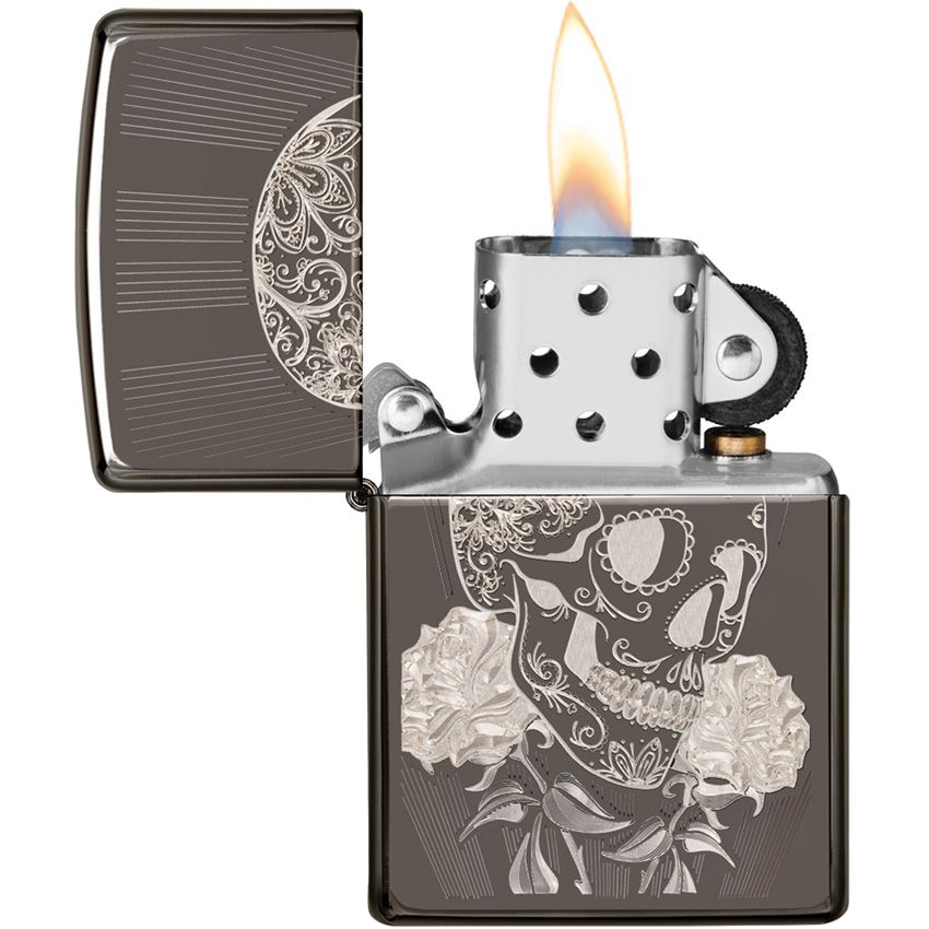 Zippo Skull Lighter Black Ice - Zippo (image 2)