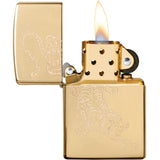 Zippo Design Lighter High Polish Brass - Zippo (image 2)