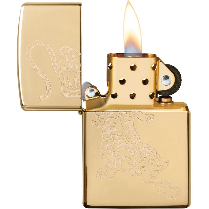 Zippo Design Lighter High Polish Brass - Zippo (image 2)
