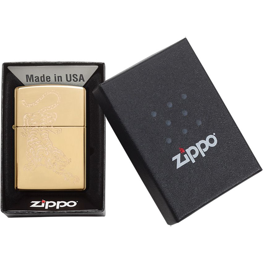 Zippo Design Lighter High Polish Brass - Zippo (image 3)