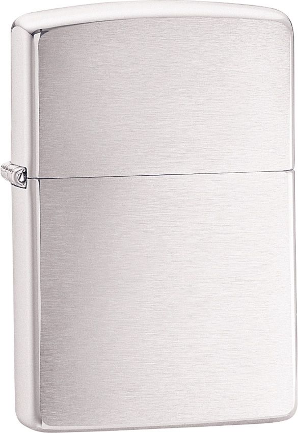 Zippo-Style Lighter Bronze - Zippo Brushed Chrome Brushed Chrome - Zippo