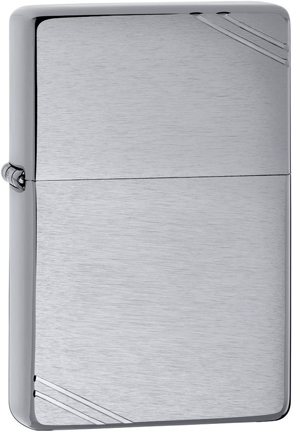 Zippo-Style Lighter Bronze - Zippo Brushed Chrome Brushed Chrome - Zippo