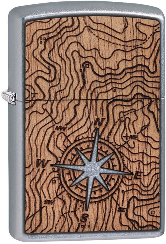 Zippo-Style Lighter Bronze - Zippo Street Chrome Street Chrome - Zippo