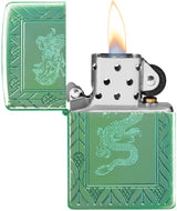 Zippo Dragon Design High Polish Green - Zippo (image 3)